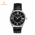 Homens pulseira de quartzo relógio de couro pulseira de luxo Mens relógios 72605